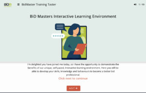 online bid training